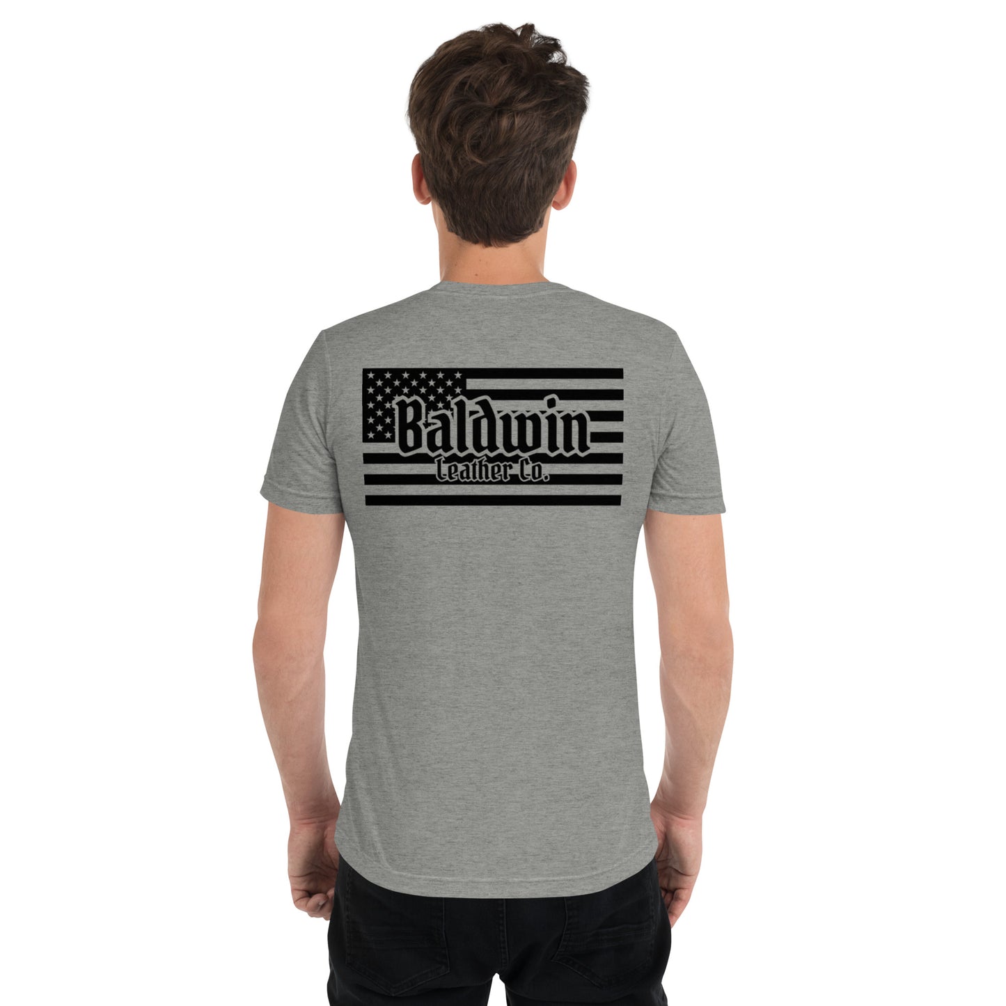Quality Tri-Blend Short Sleeved American Flag